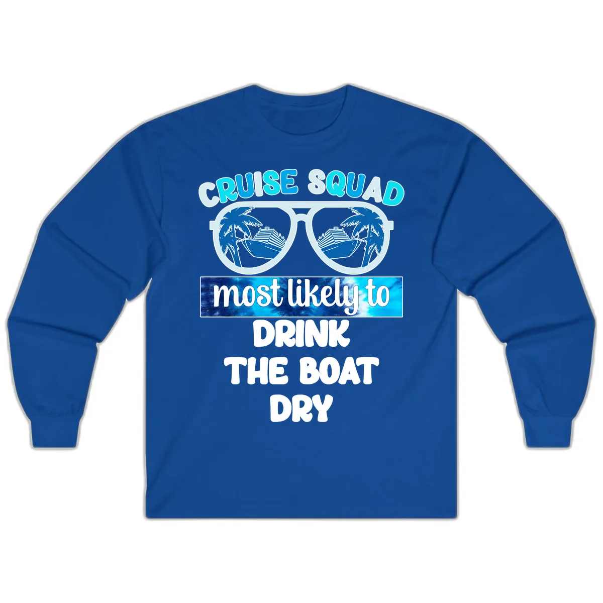 Cruise Squad Boat Dry Long Sleeve in Royal