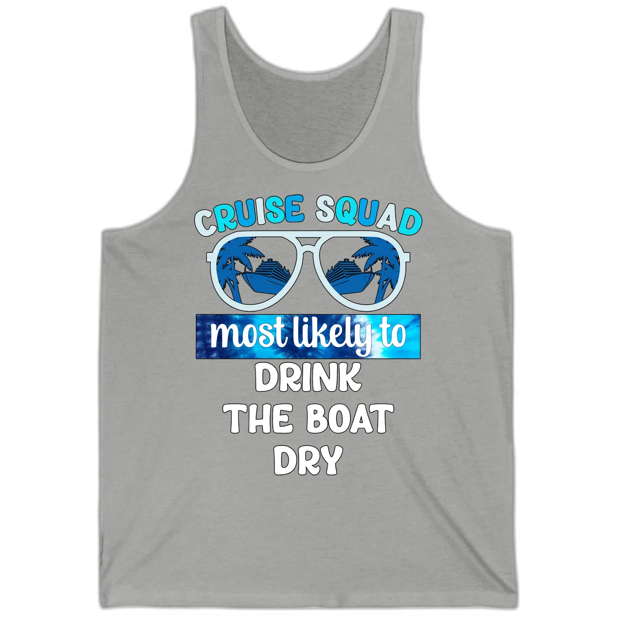Cruise Squad Boat Dry Tank in Athletic Heather