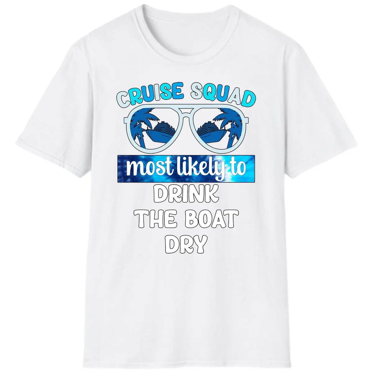 Cruise Squad Boat Dry T-Shirt in White
