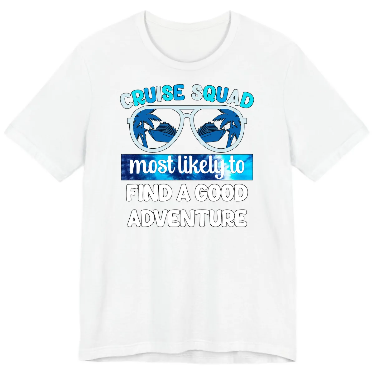 Cruise Squad Good Adventure Premium T-Shirt in White