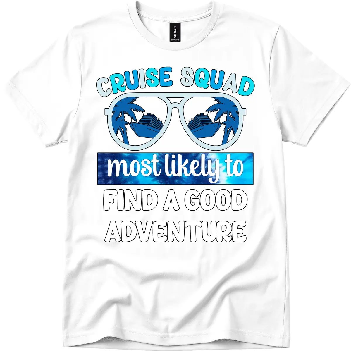 Cruise Squad Good Adventure T-Shirt in White