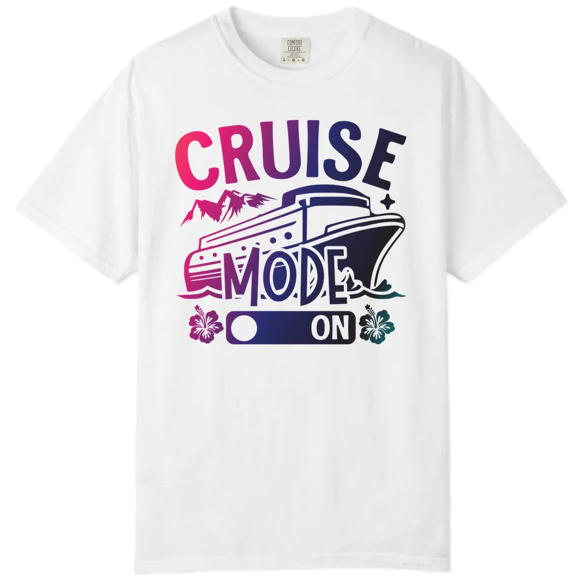 Cruise Mode On Comfort Color in White