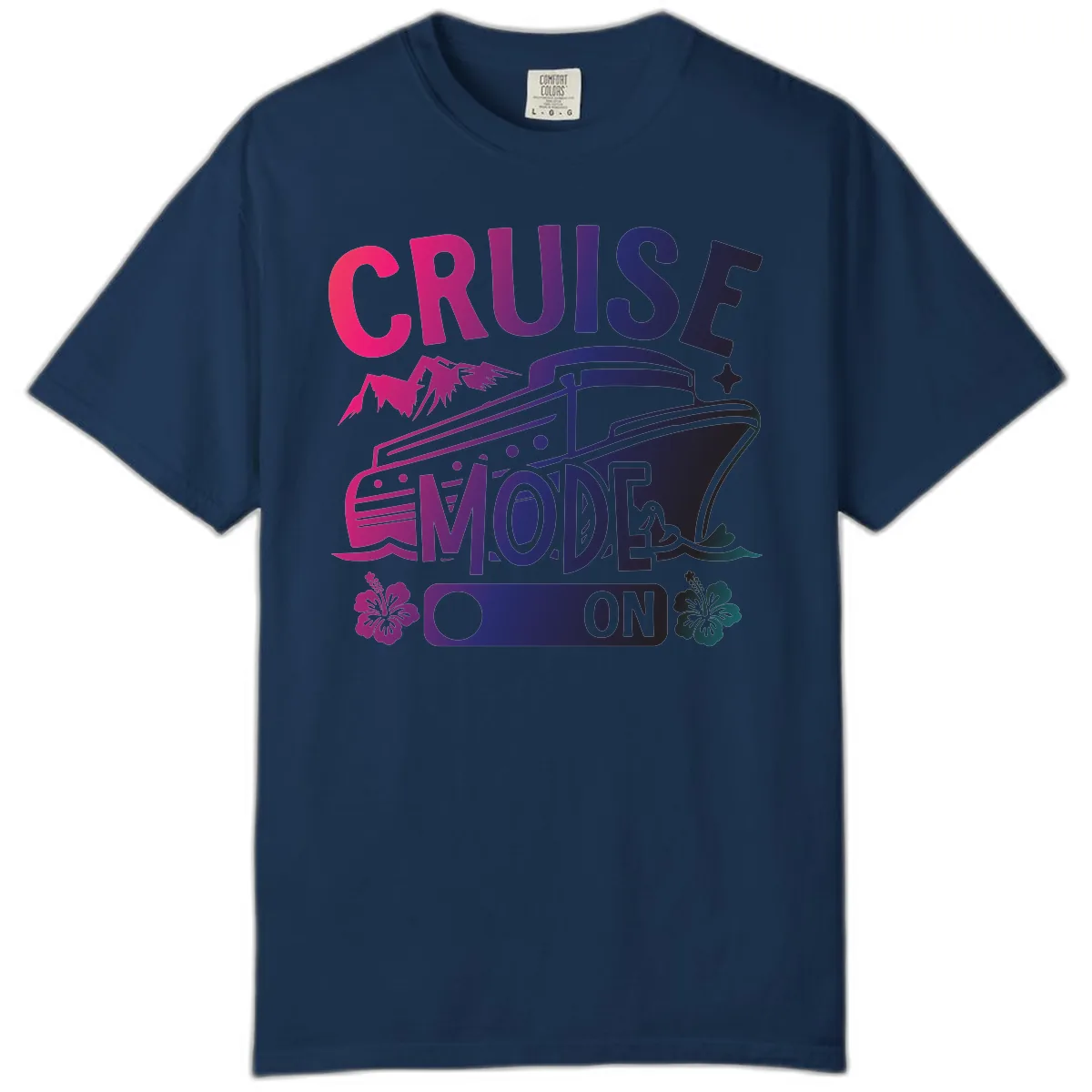 Cruise Mode On Comfort Color in Navy