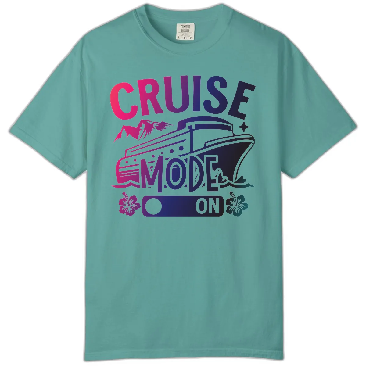 Cruise Mode On Comfort Color in Seafoam