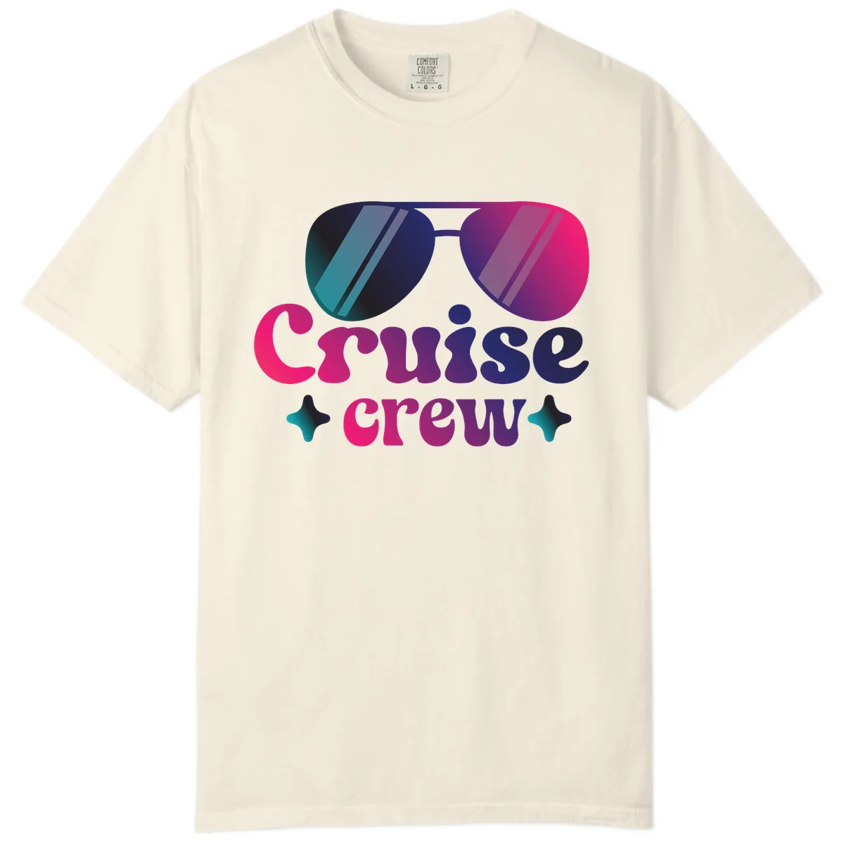 Cruise Crew Vibes Comfort Color in Ivory