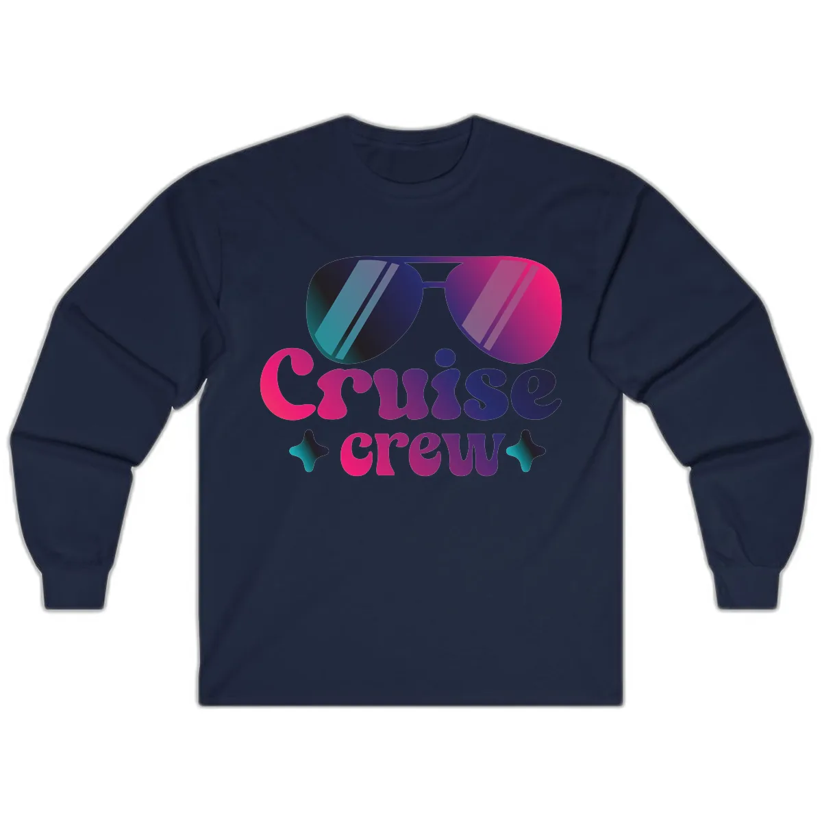 Cruise Crew Vibes Long Sleeve in Navy