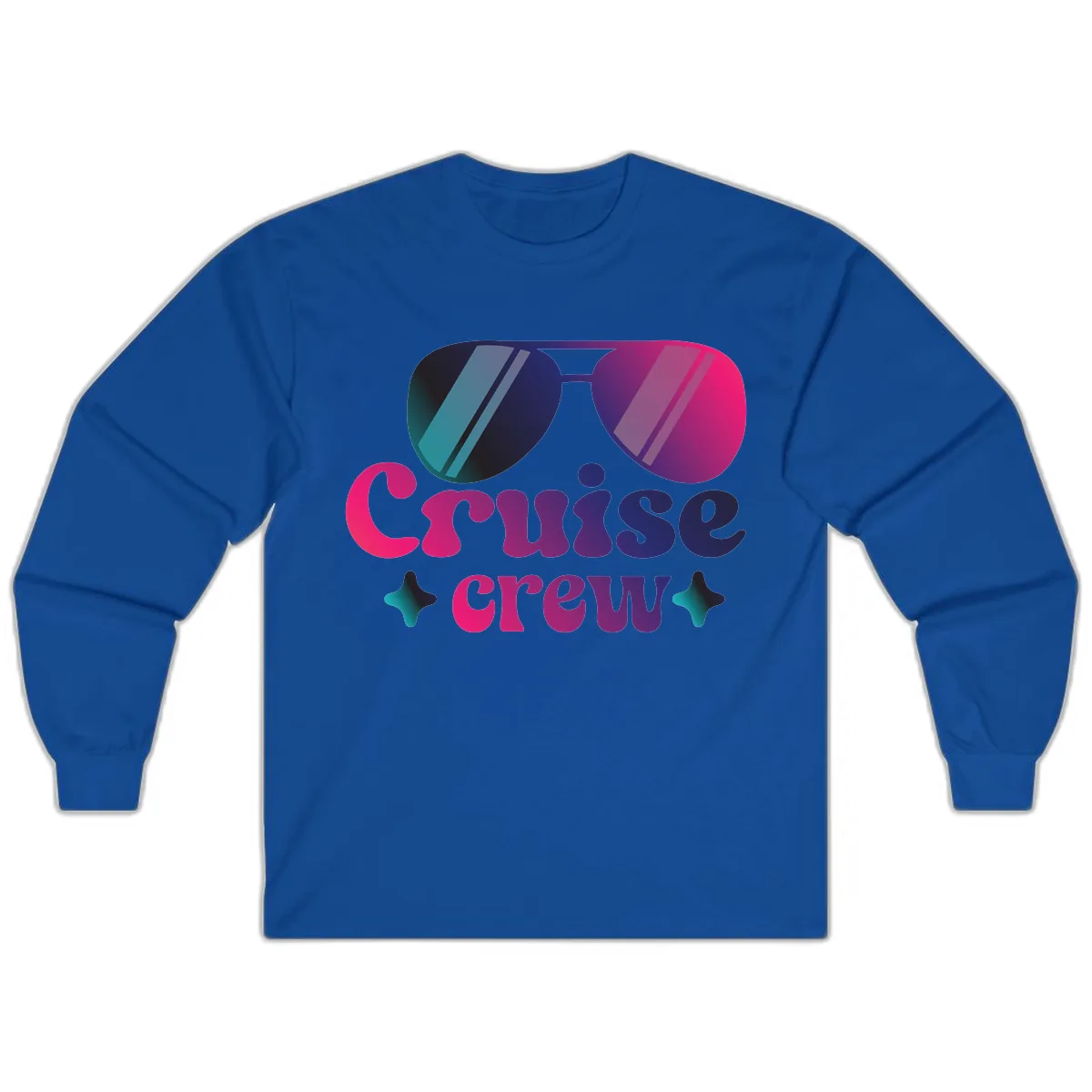 Cruise Crew Vibes Long Sleeve in Royal