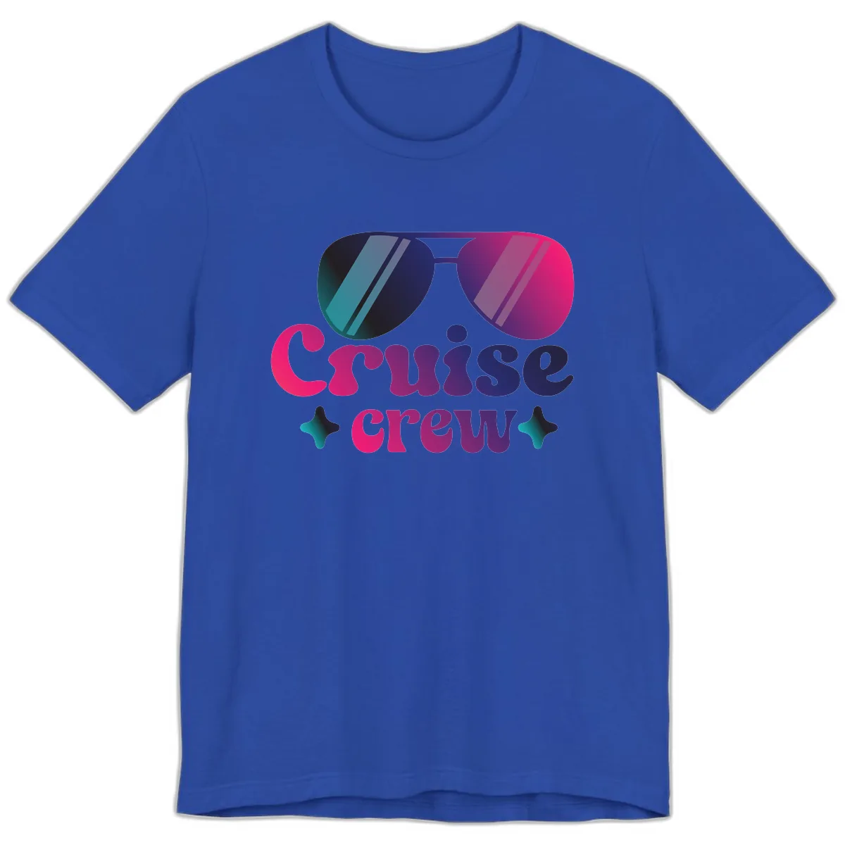 Cruise Crew Vibes Premium T-Shirt in True Royal