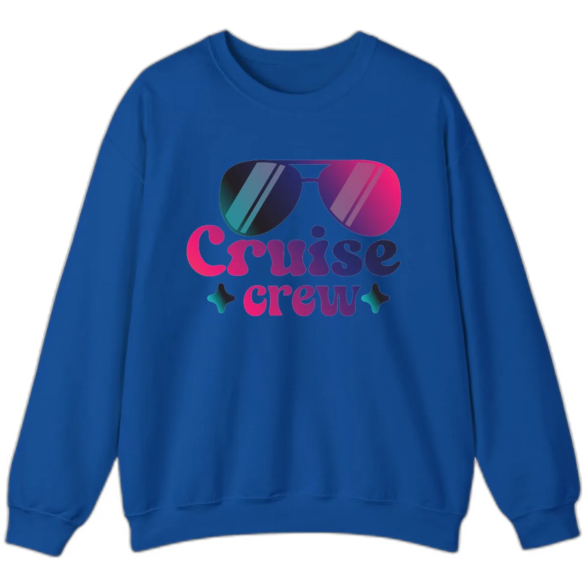 Cruise Crew Vibes Sweatshirt in Royal