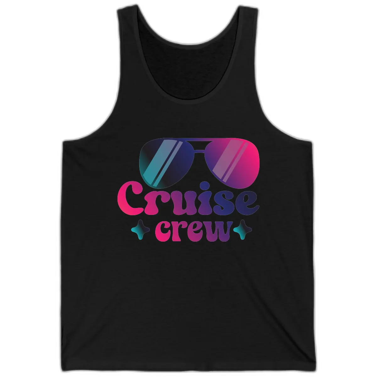 Cruise Crew Vibes Tank in Black