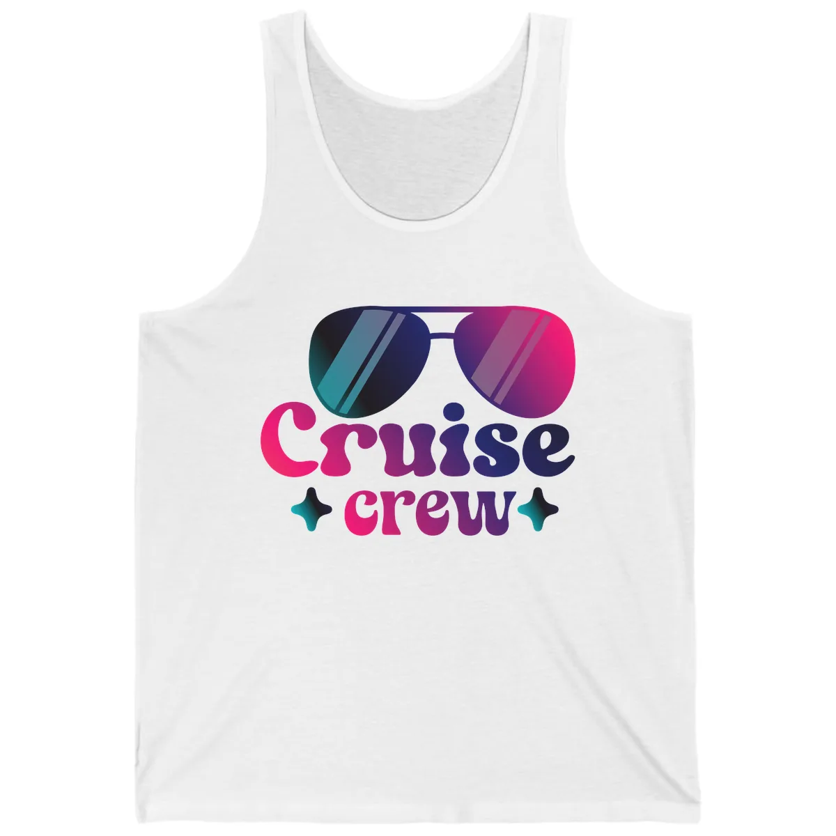 Cruise Crew Vibes Tank in White