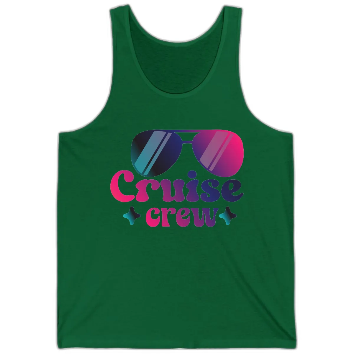 Cruise Crew Vibes Tank in Kelly