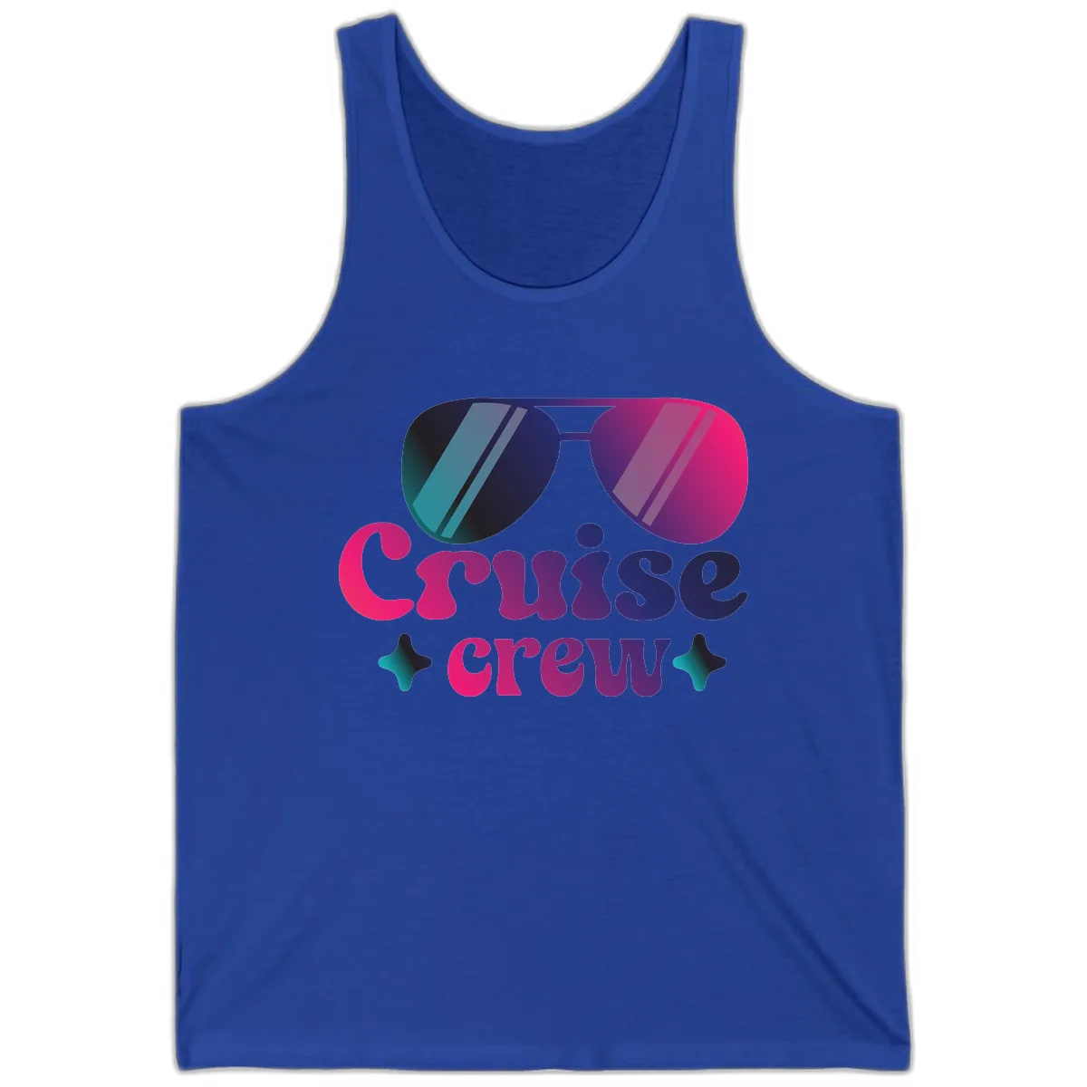 Cruise Crew Vibes Tank in True Royal