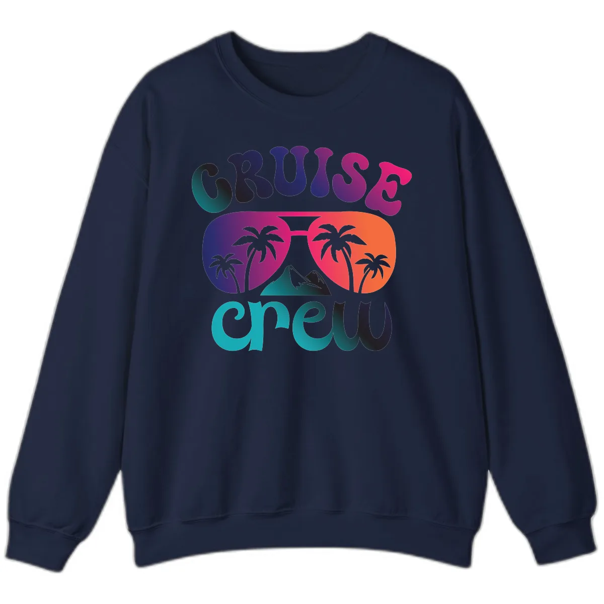 Cruise Crew Tropical Paradise Sweatshirt in Navy