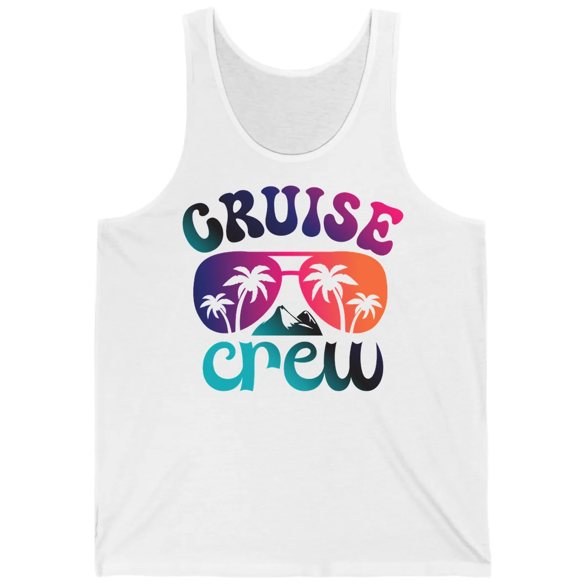 Cruise Crew Tropical Paradise Tank in White