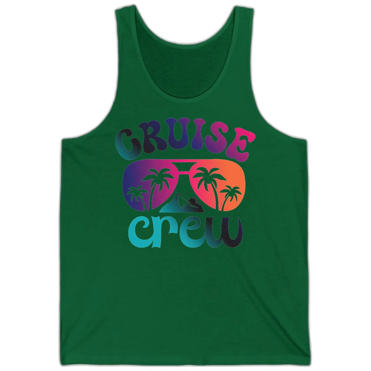 Cruise Crew Tropical Paradise Tank in Kelly