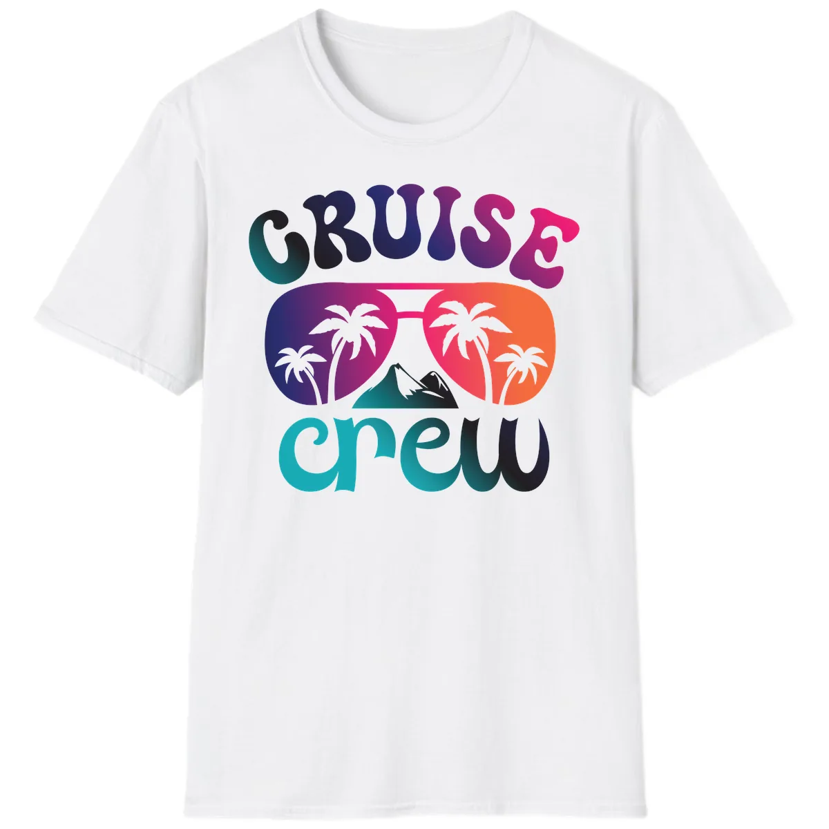 Cruise Crew Tropical Paradise T-Shirt in White