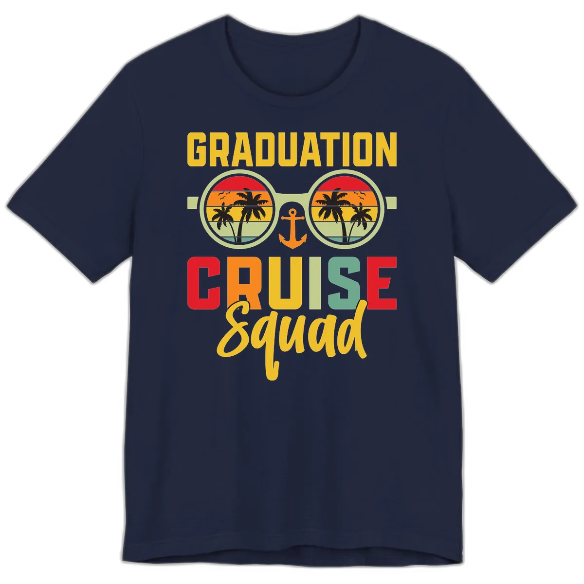 Graduation Cruise Squad Premium T-Shirt in Navy