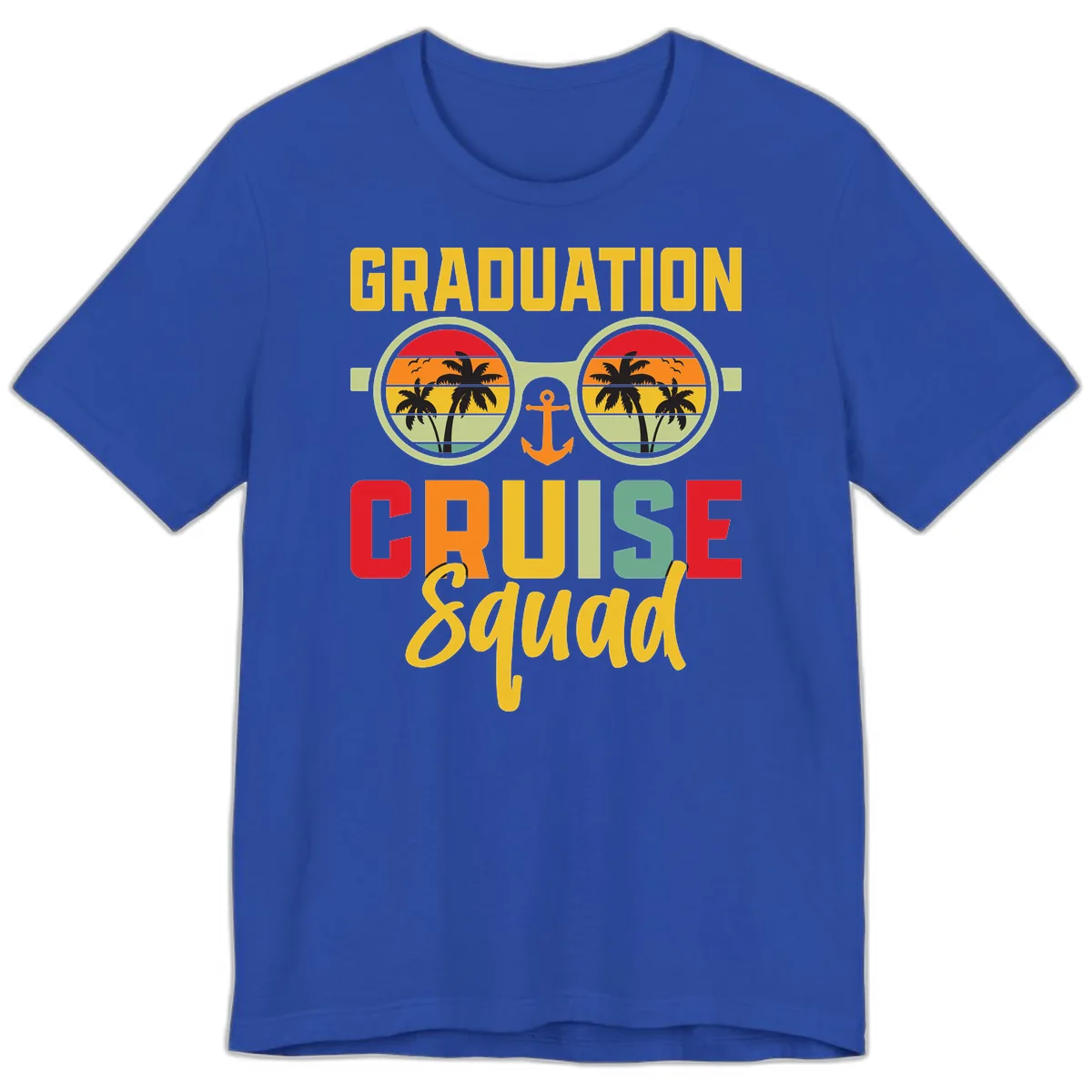 Graduation Cruise Squad Premium T-Shirt in True Royal