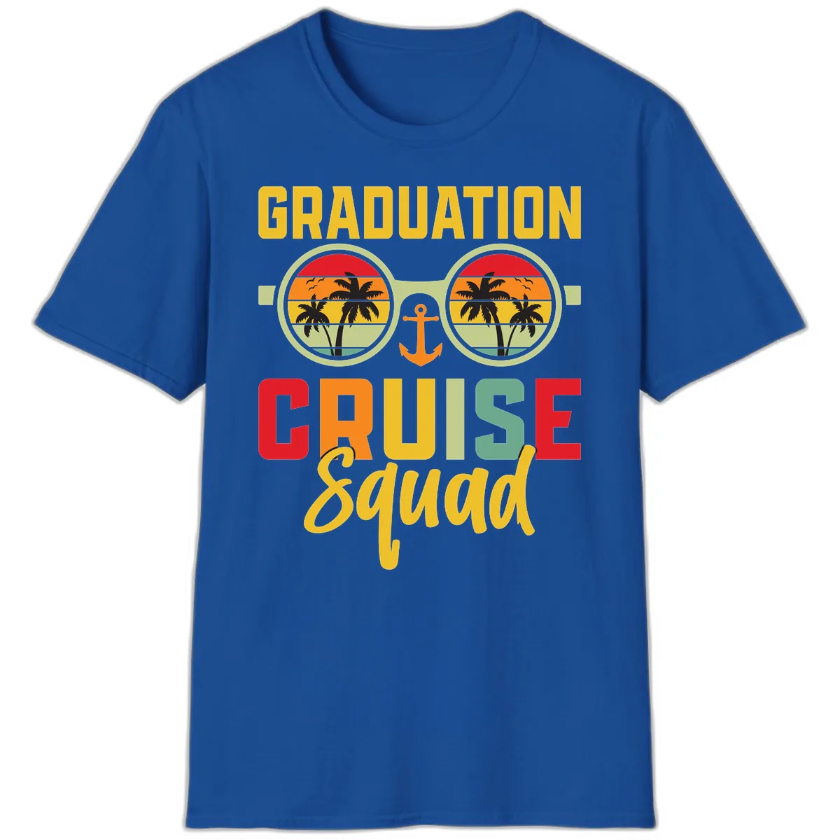 Graduation Cruise Squad T-Shirt in Royal