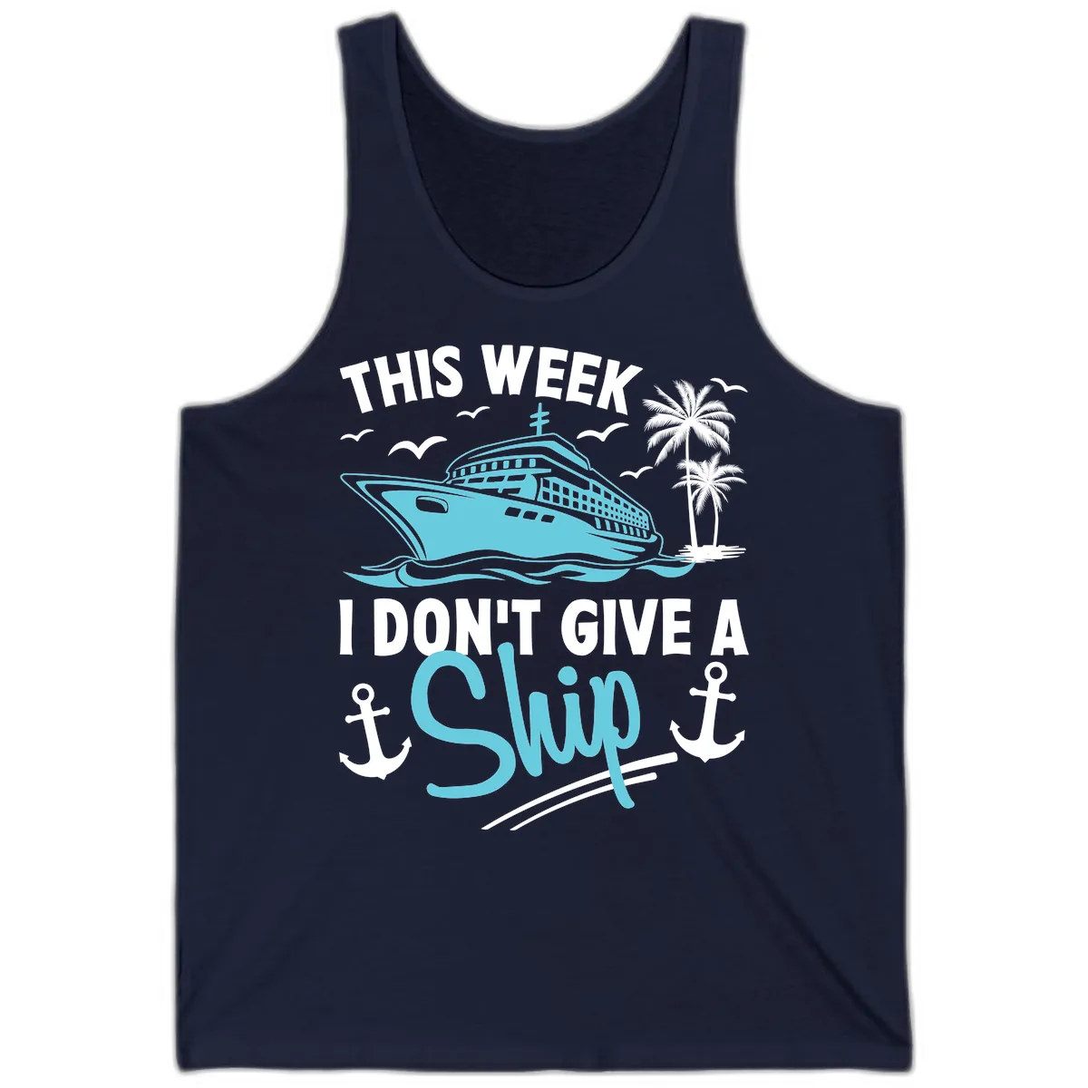 This Week I Don't Give A Swip Tank in Navy