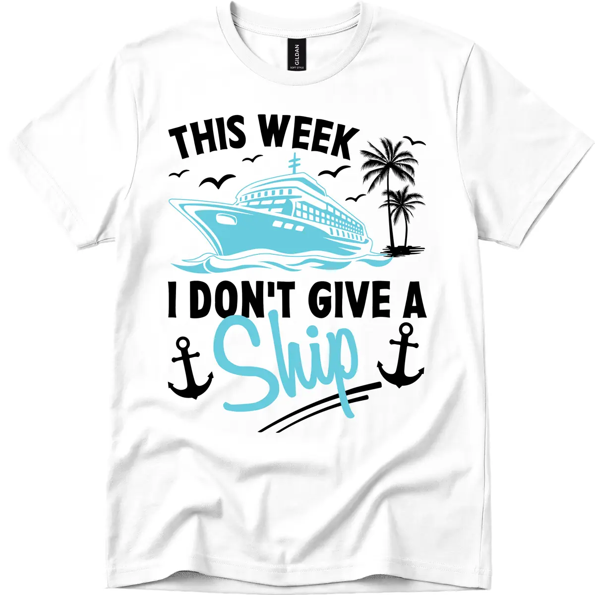 This Week I Don't Give A Swip T-Shirt in White