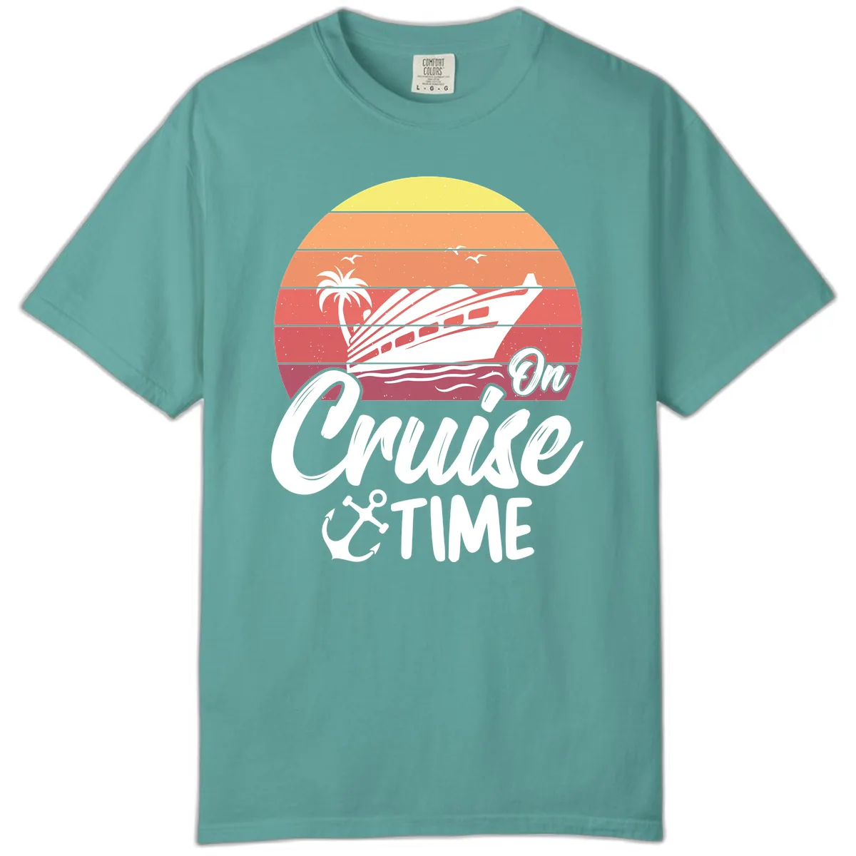 On Cruise Time Comfort Color in Seafoam
