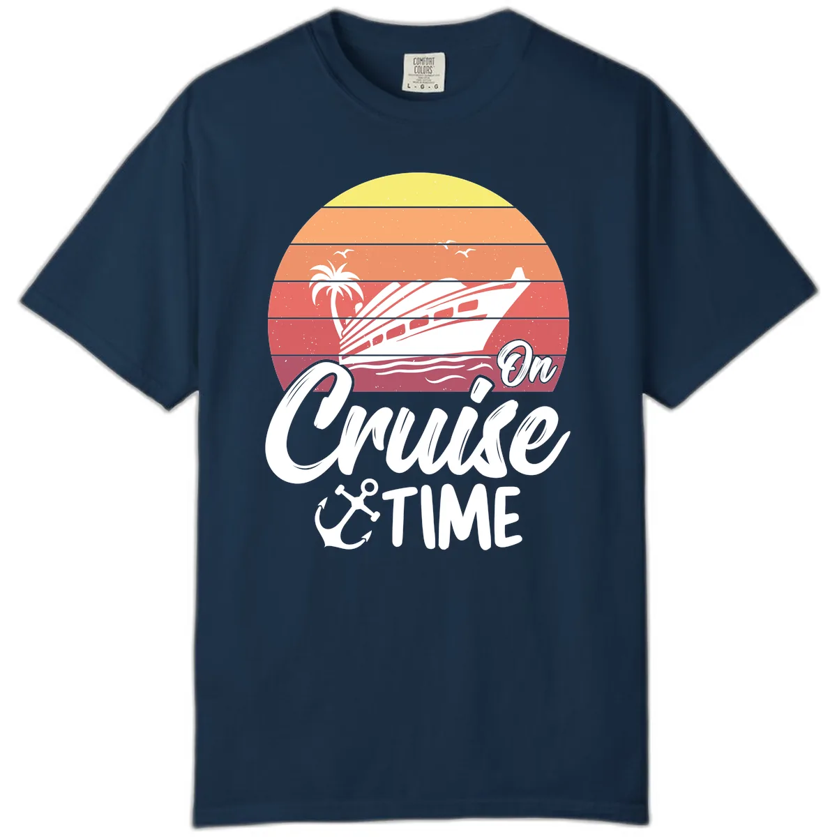 On Cruise Time Comfort Color in True Navy