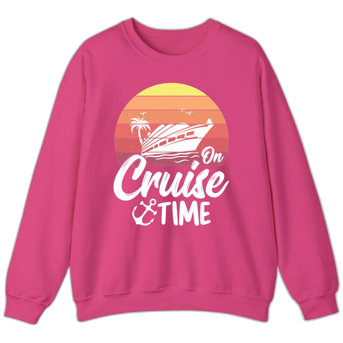 On Cruise Time Sweatshirt in Heliconia