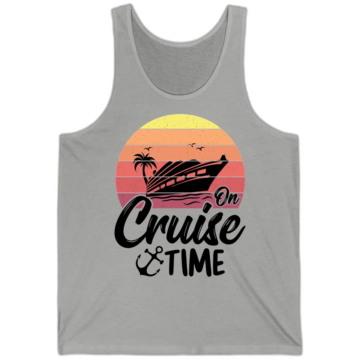On Cruise Time Tank in Athletic Heather