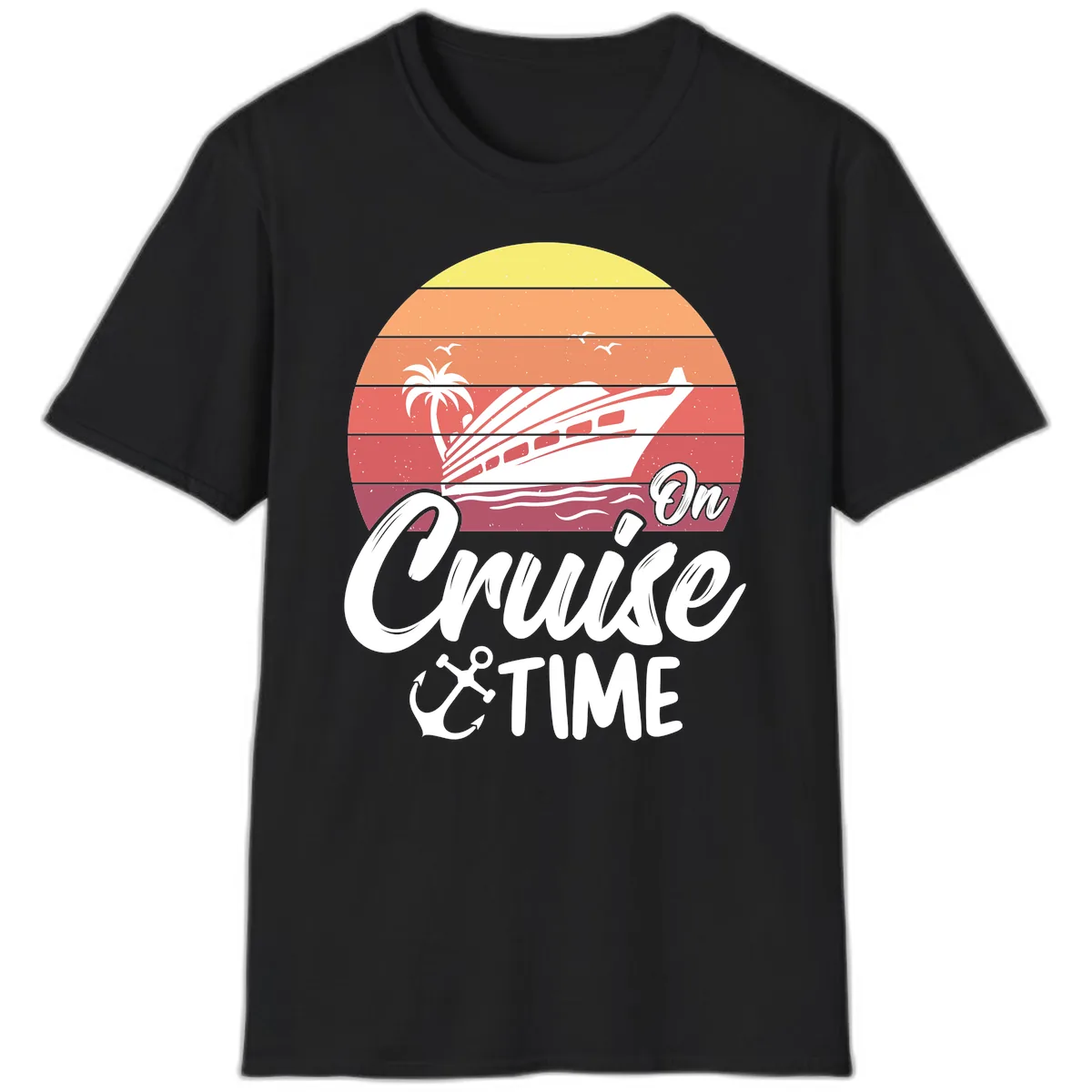 On Cruise Time T-Shirt in Black