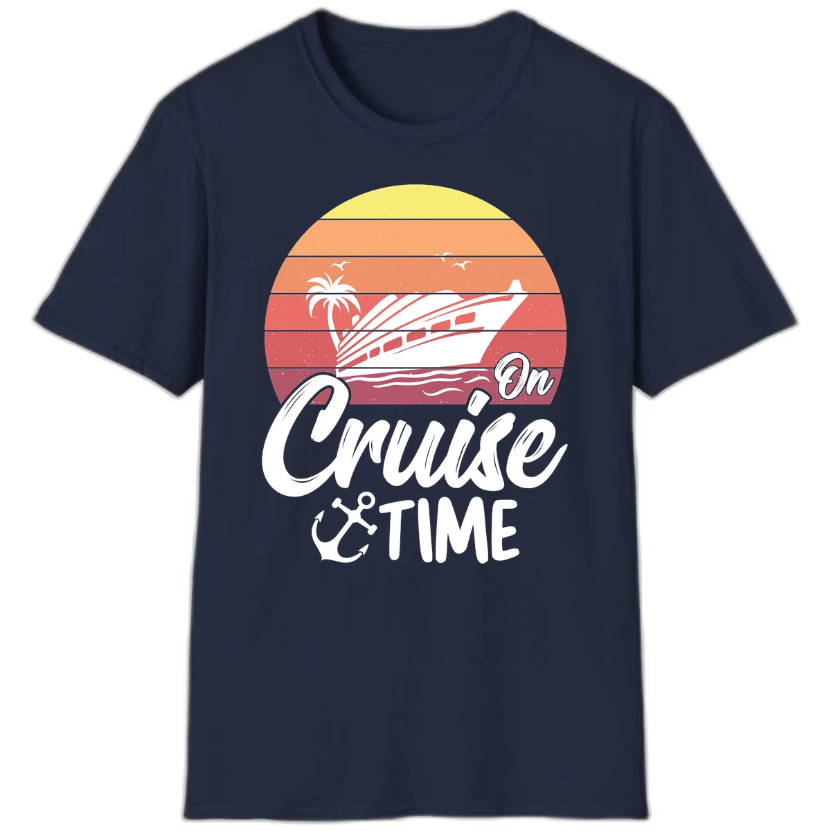 On Cruise Time T-Shirt in Navy