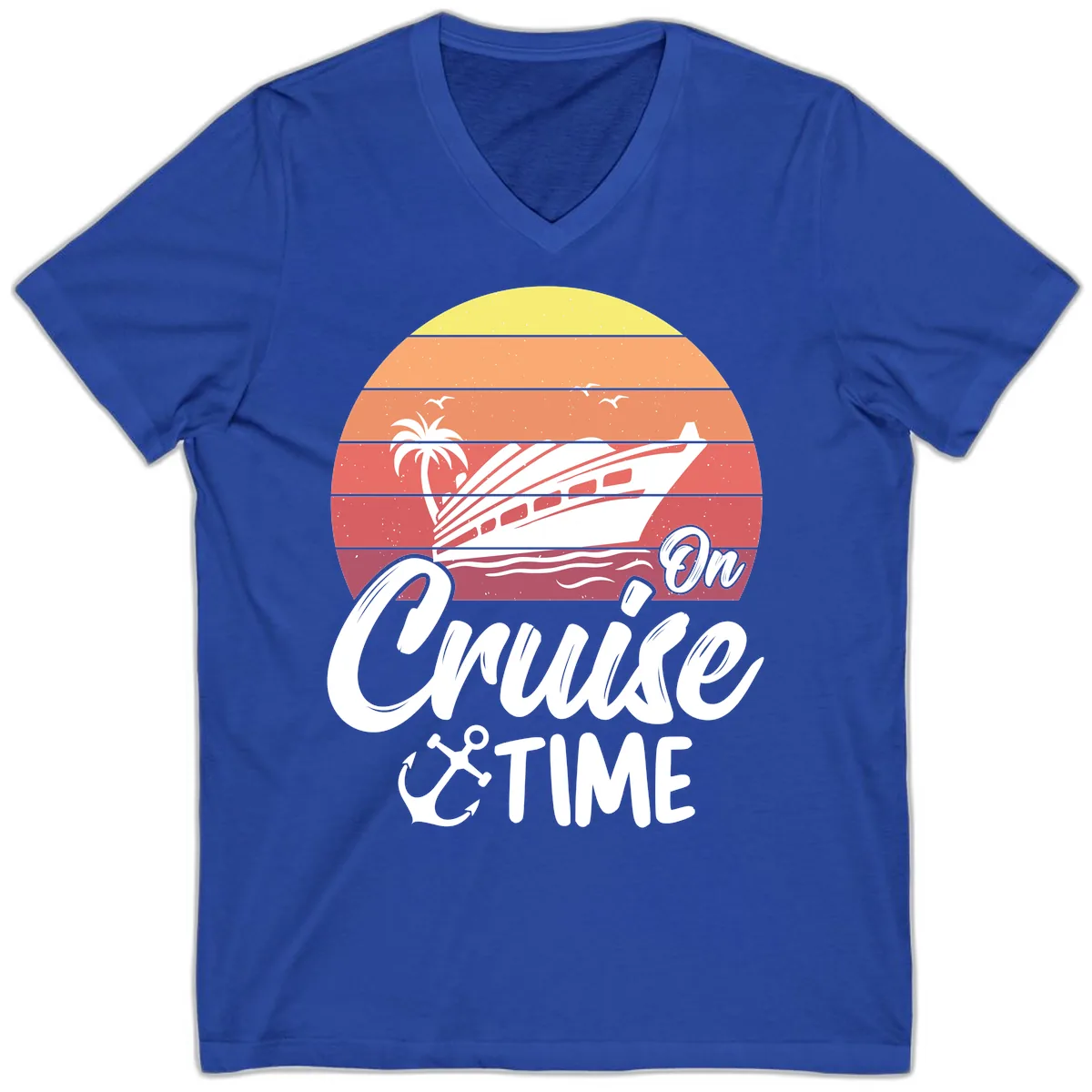 On Cruise Time V-Neck in True Royal