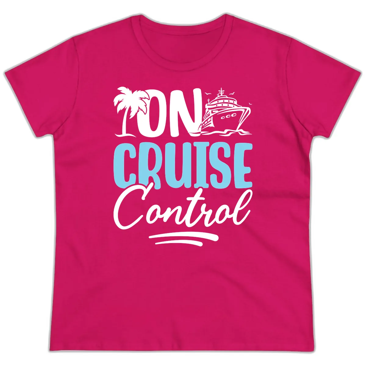 On Cruise Control Ladies Tee in Heliconia