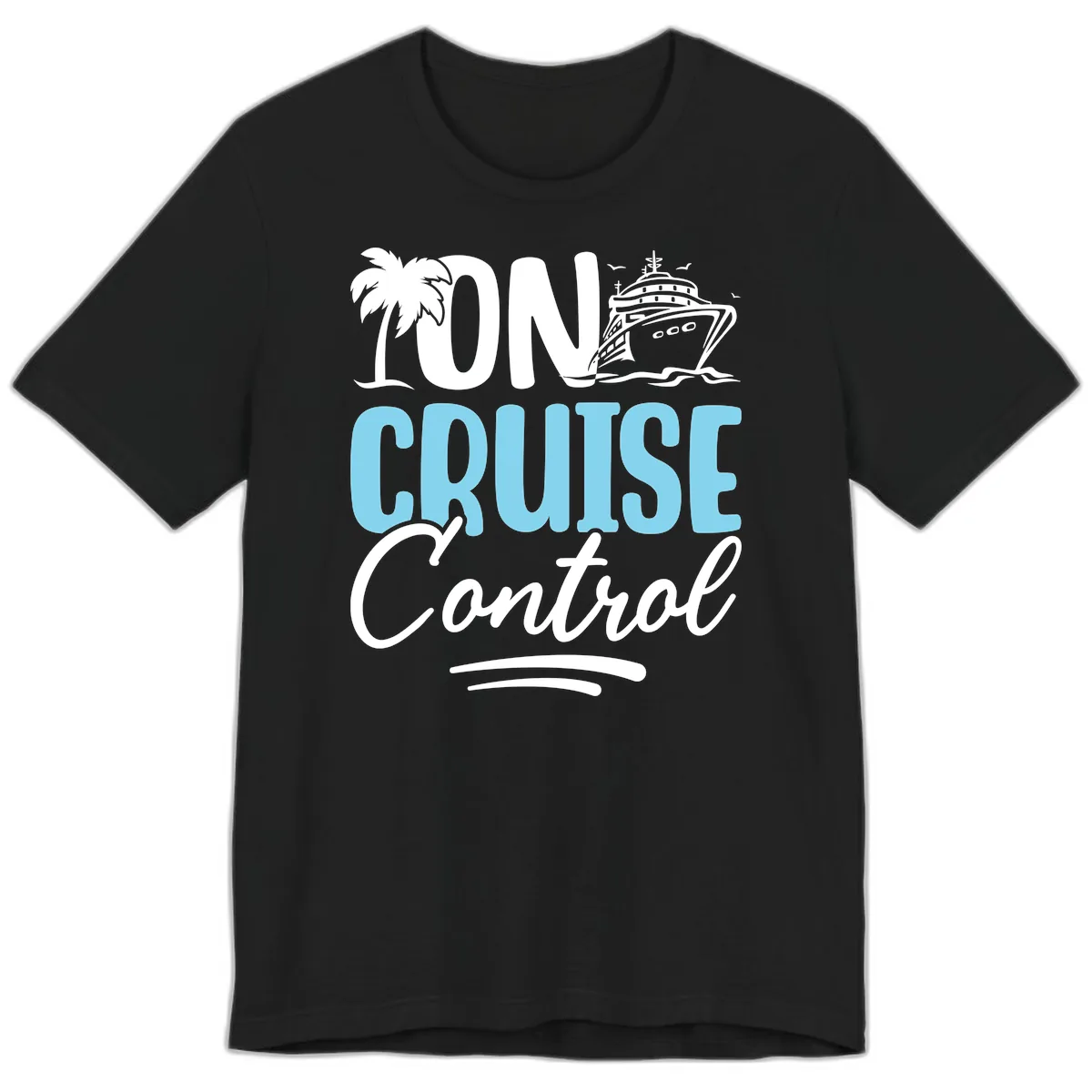 On Cruise Control Premium T-Shirt in Black