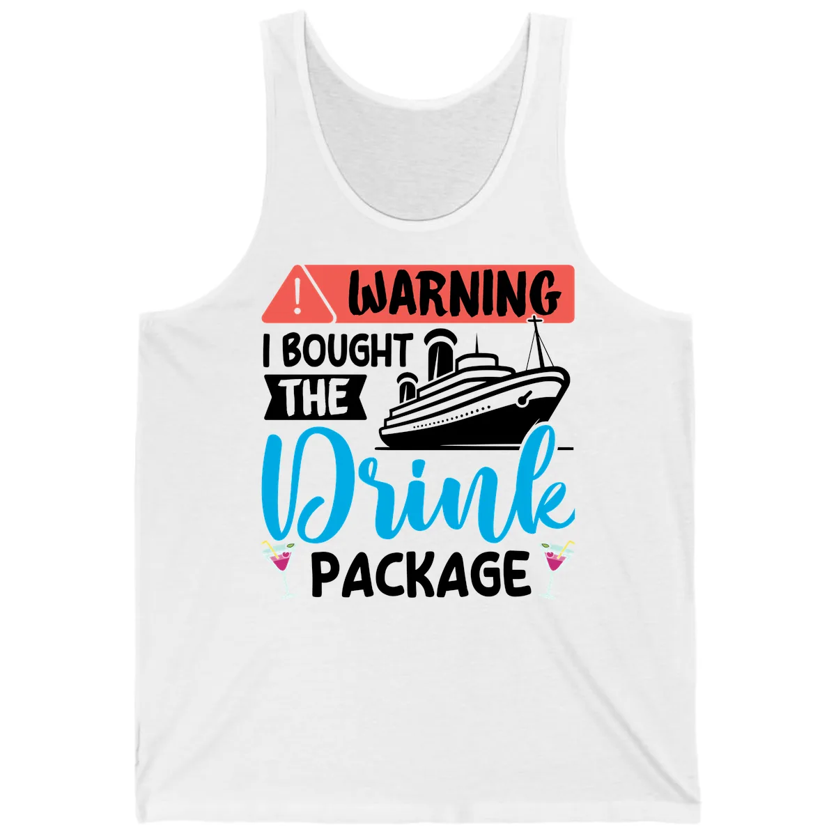 Warning I Bought The Cruise Wine Package Tank in White