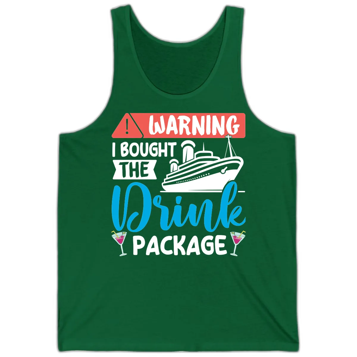 Warning I Bought The Cruise Wine Package Tank in Kelly