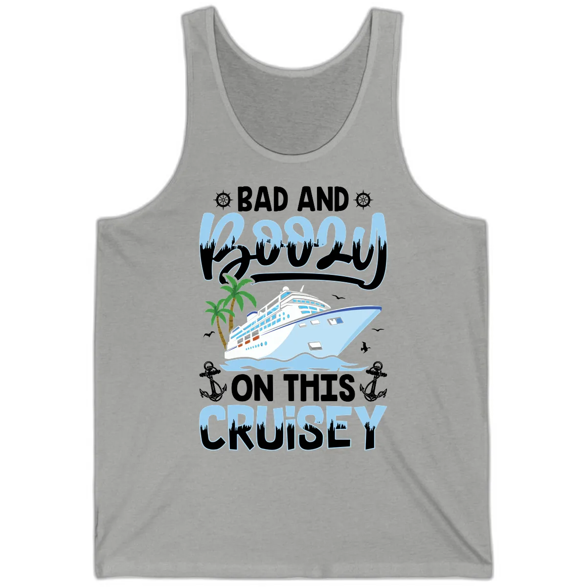 Bad And Knotty On This Cruise Tank in Athletic Heather