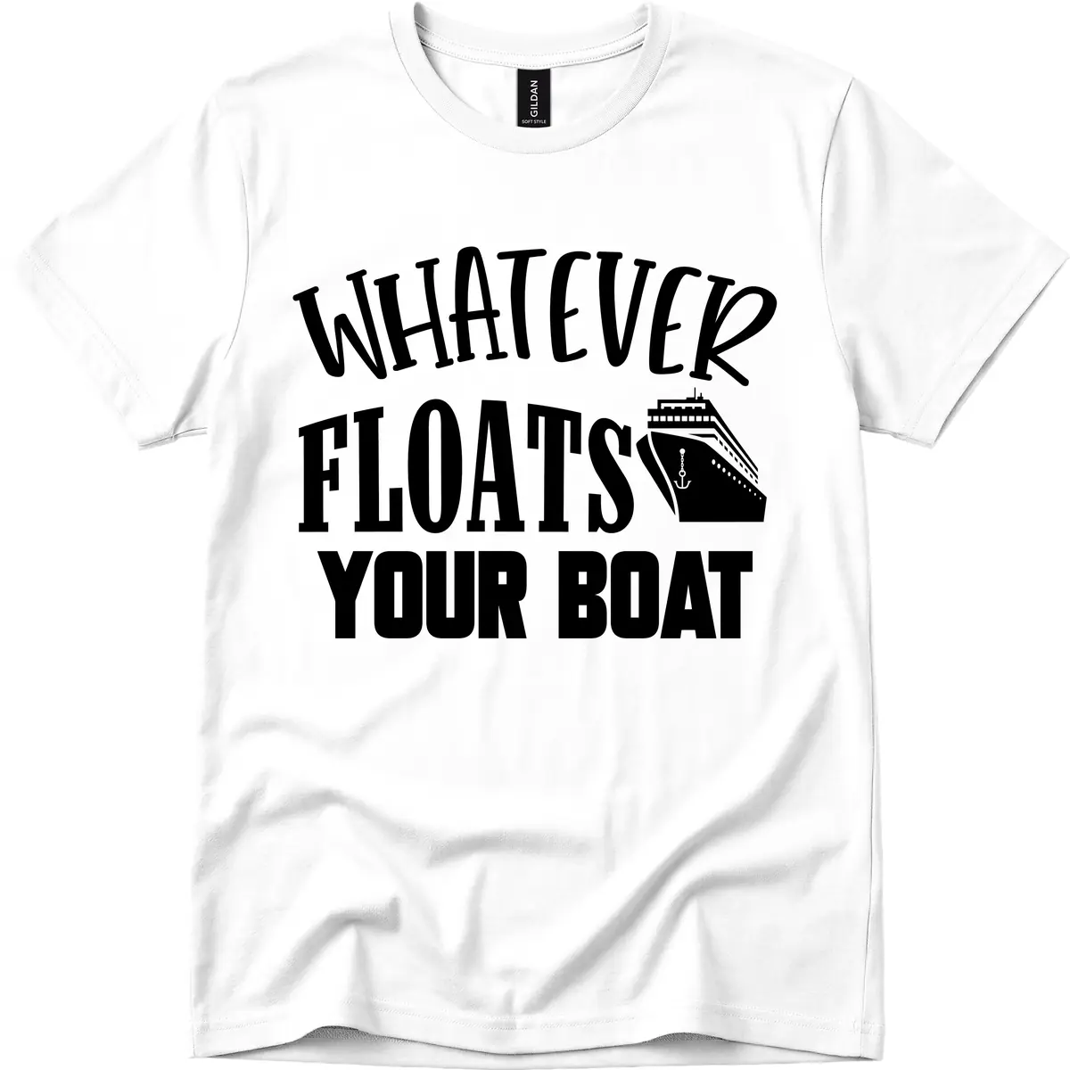 Whatever Floats Your Boat T-Shirt in White