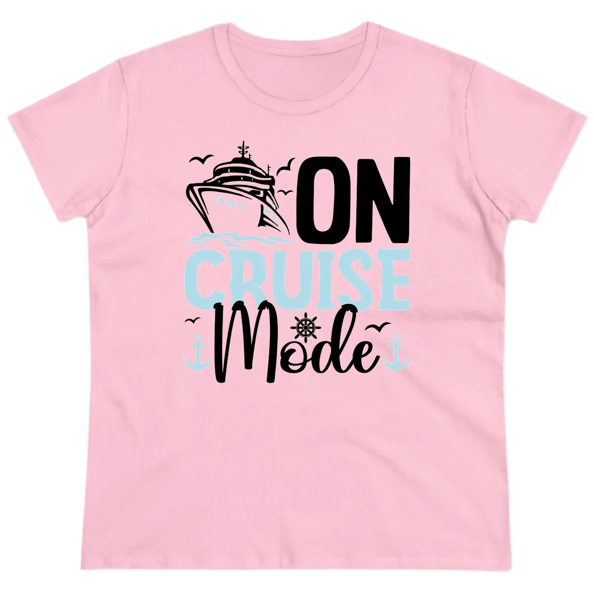 On Cruise Mode Ladies Tee in Light Pink