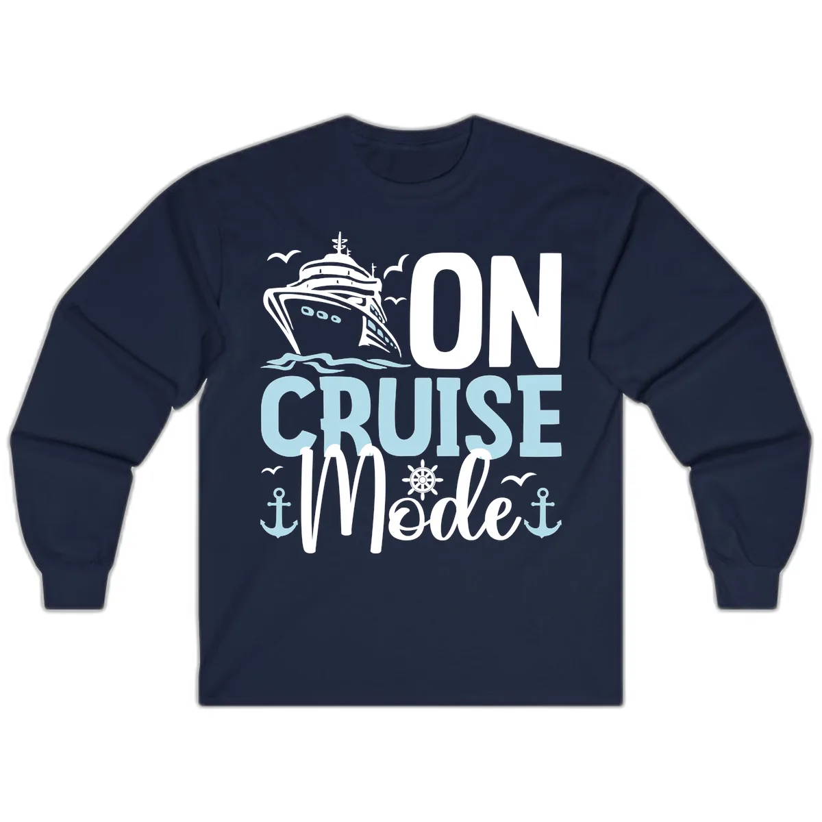 On Cruise Mode Long Sleeve in Navy