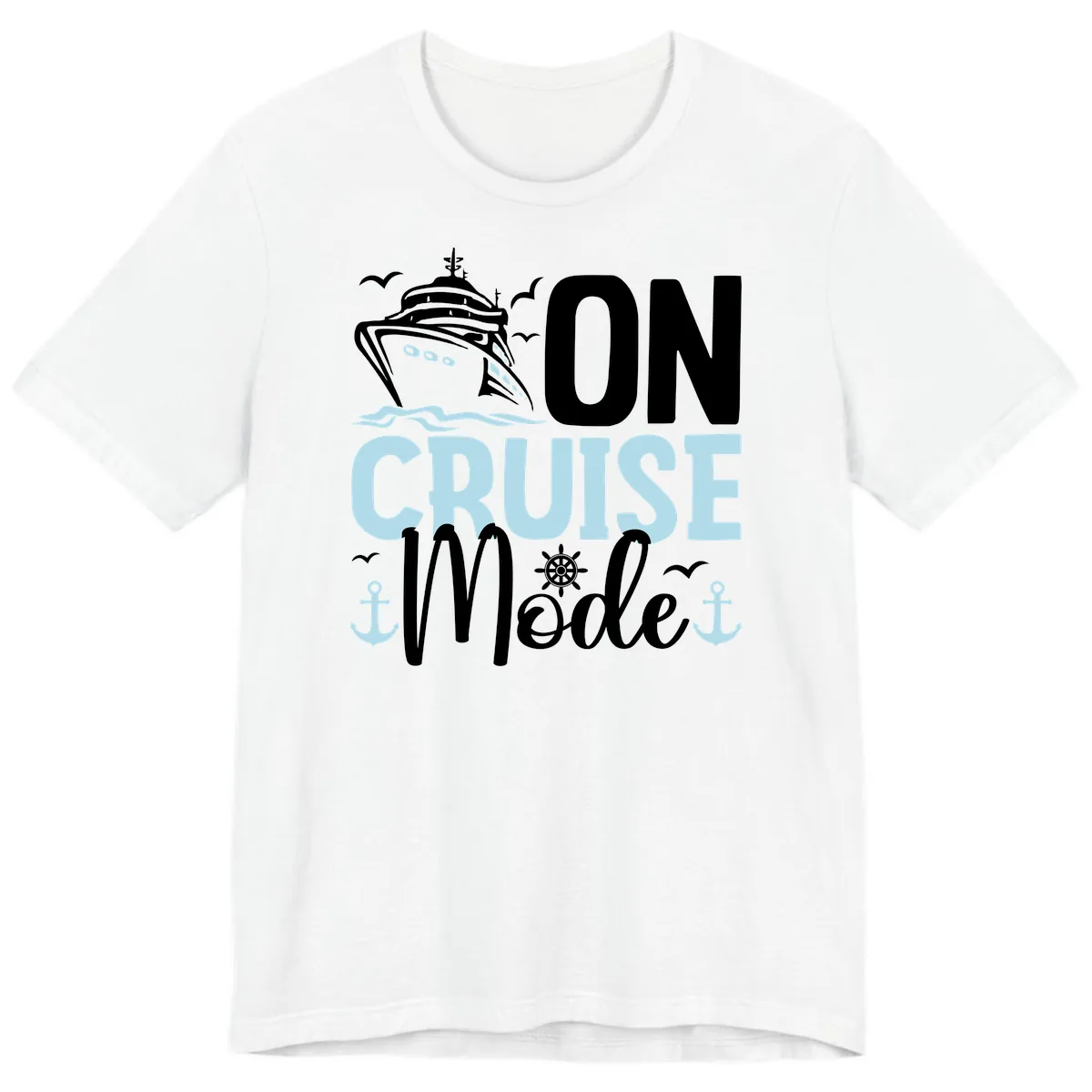 On Cruise Mode Premium T-Shirt in White