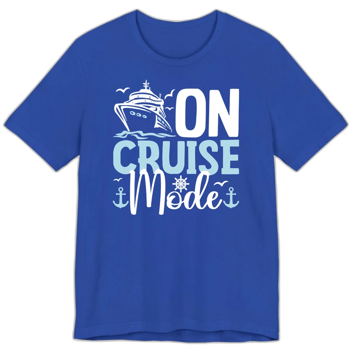 On Cruise Mode Premium T-Shirt in True Royal