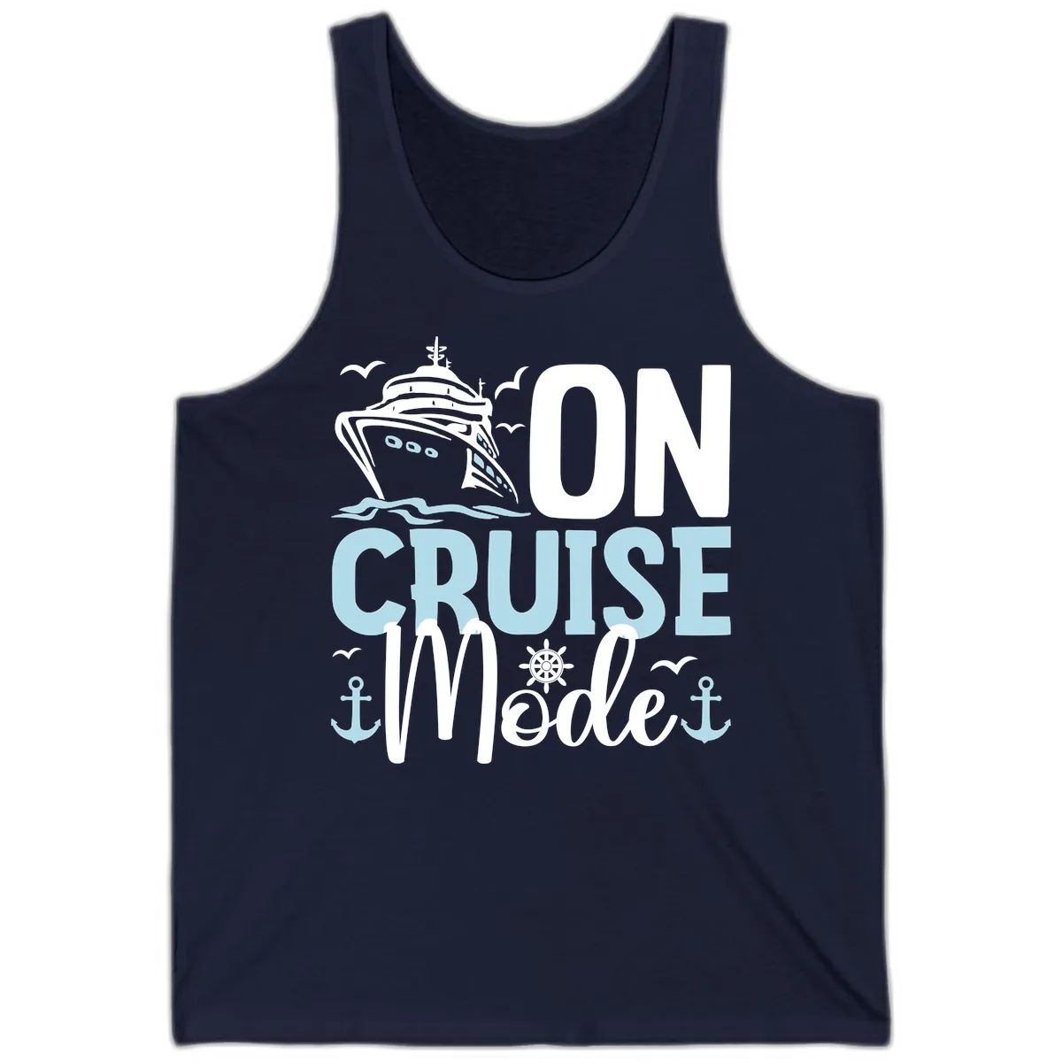 On Cruise Mode Tank in Navy