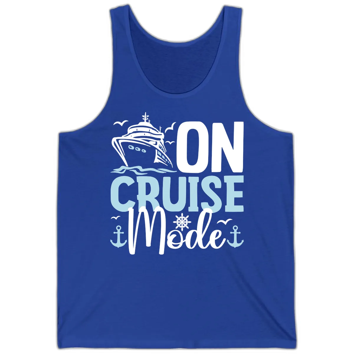 On Cruise Mode Tank in True Royal