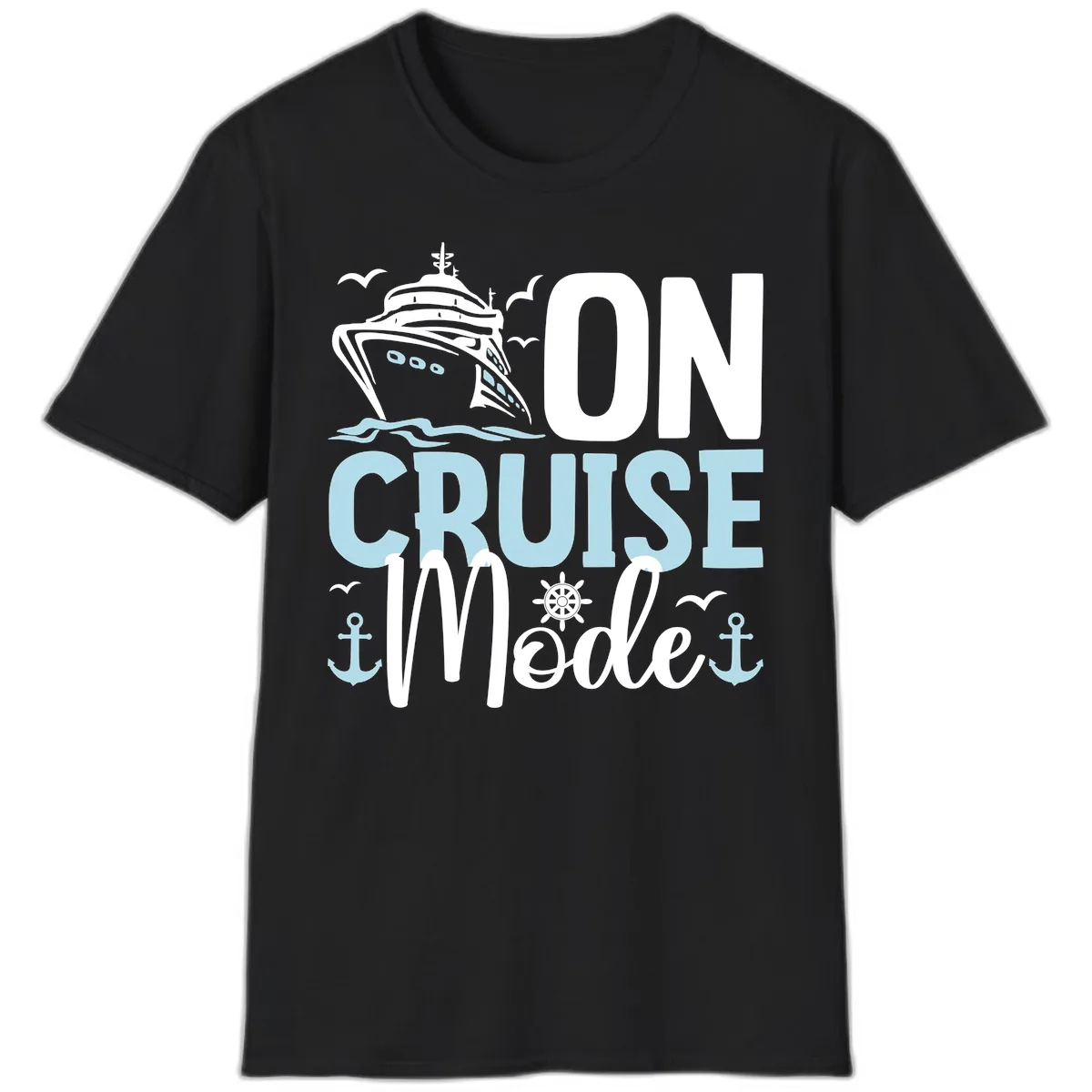 On Cruise Mode T-Shirt in Black