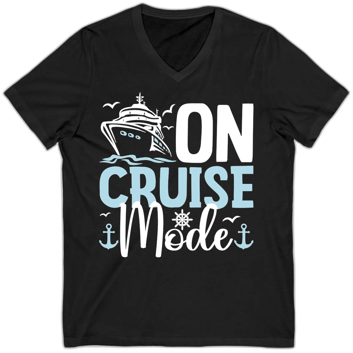 On Cruise Mode V-Neck in Black