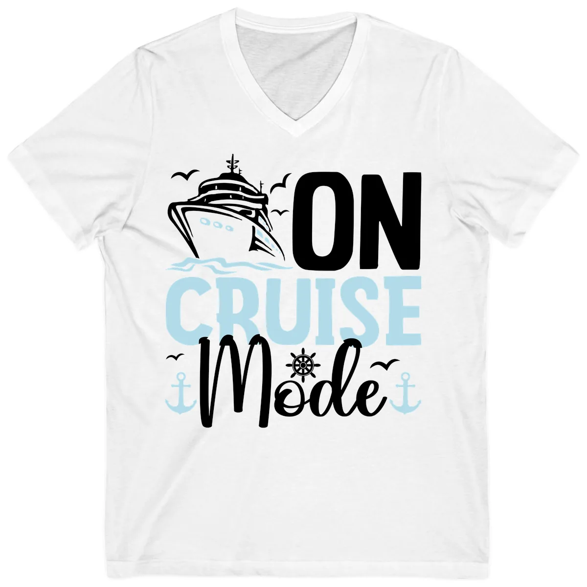 On Cruise Mode V-Neck in White