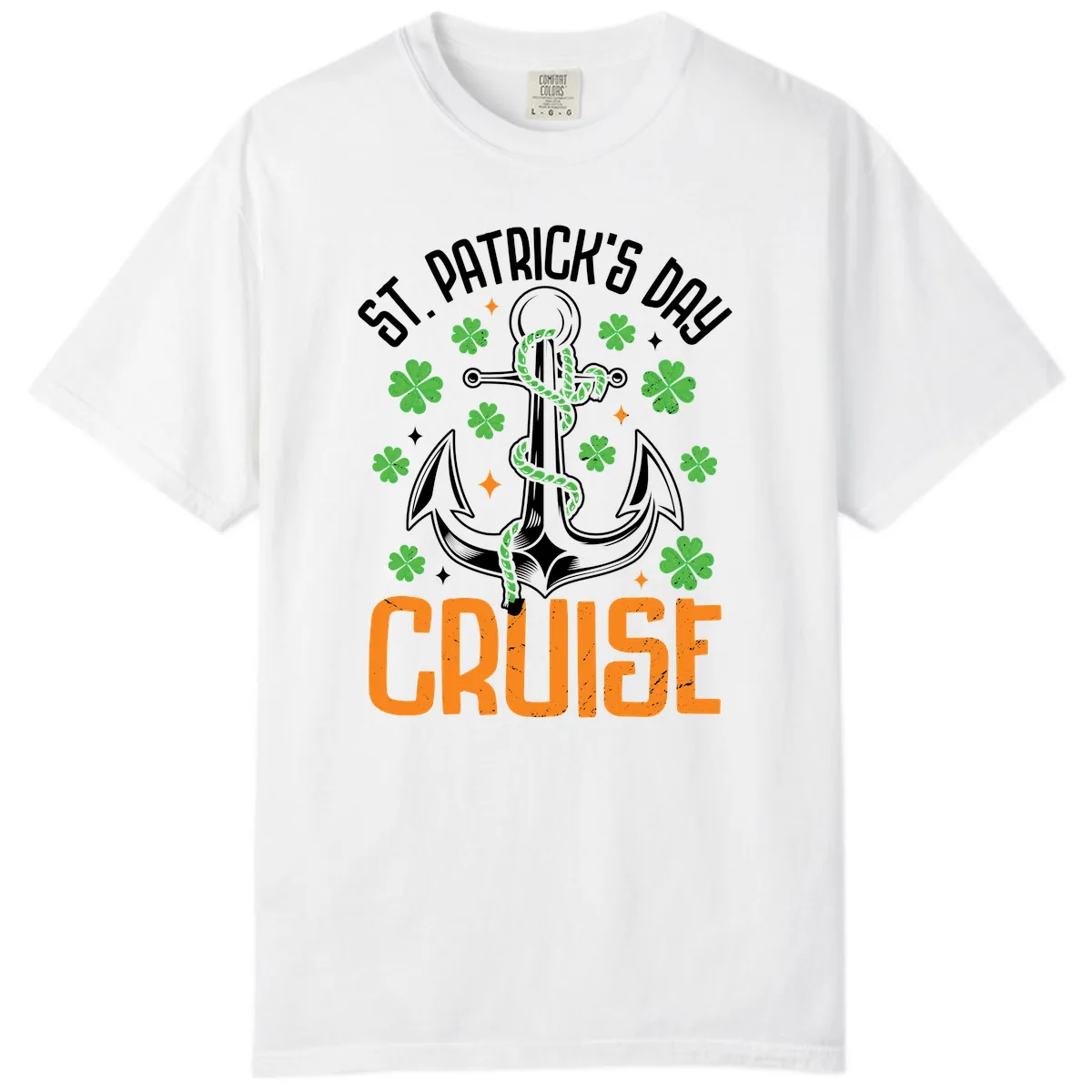 St. Patrick's Day Cruise Comfort Color in White
