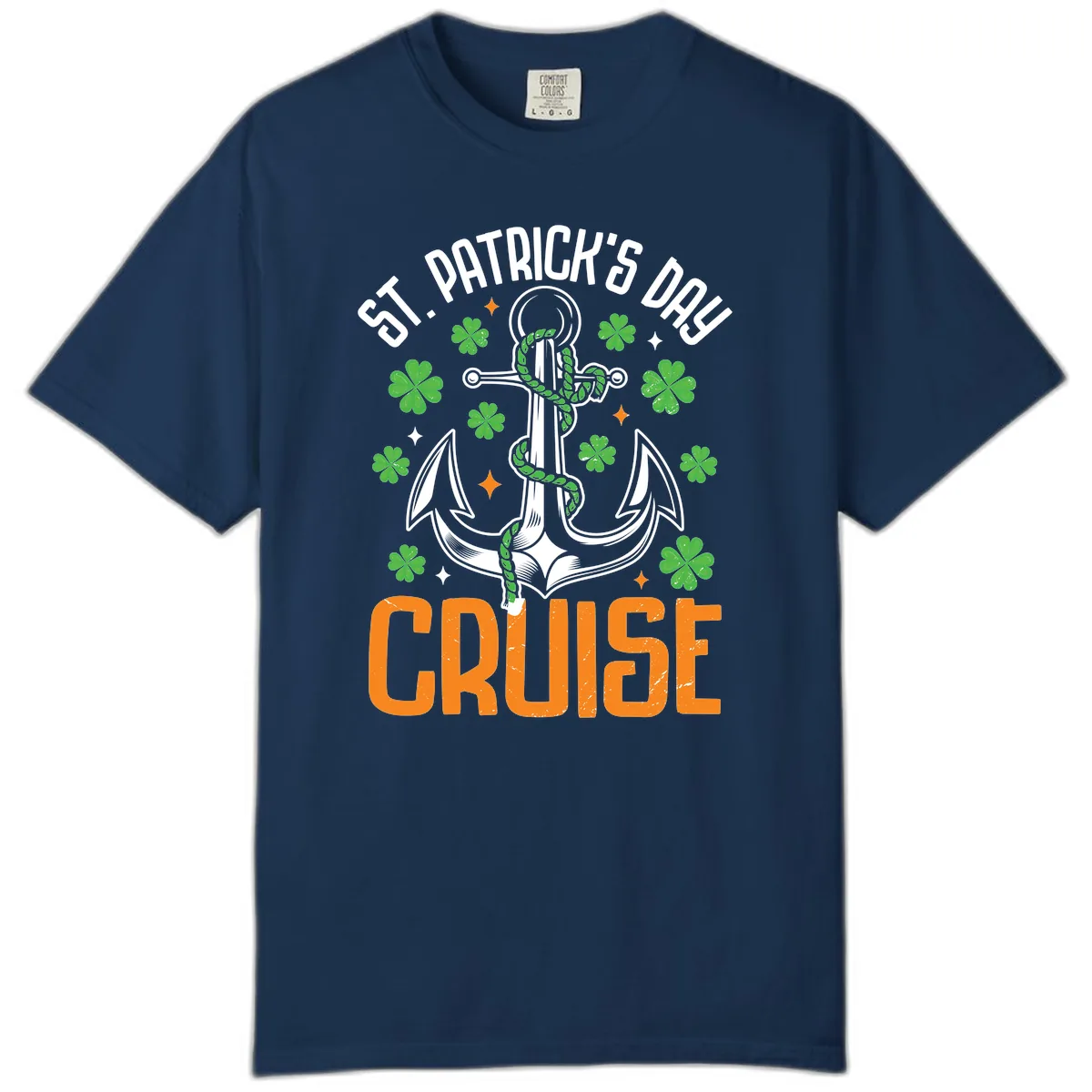 St. Patrick's Day Cruise Comfort Color in Navy